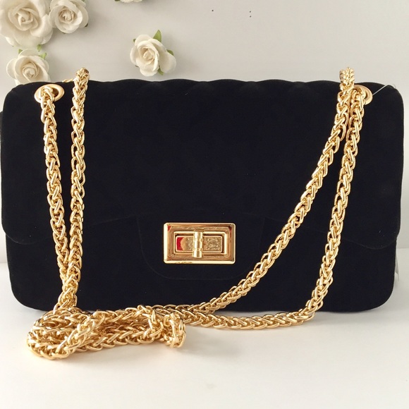 Handbags - ‼️2 LEFT‼️ NEW BLACK LUXURY CLASSIC SHOULDER BAG